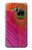 S3201 Pink Peacock Feather Etui Coque Housse pour Samsung Galaxy J3 (2016)