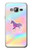 S3203 Rainbow Unicorn Etui Coque Housse pour Samsung Galaxy J3 (2016)
