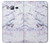 S3215 Seamless Pink Marble Etui Coque Housse pour Samsung Galaxy J3 (2016)
