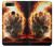 S0863 Hell Fire Skull Etui Coque Housse pour OnePlus 5T