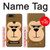 S2721 Mignon grincheux Singe Dessin animé Etui Coque Housse pour OnePlus 5T