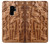 S1307 Fish Wood Carving Graphic Printed Etui Coque Housse pour Samsung Galaxy S9 Plus
