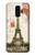 S2108 Eiffel Tower Paris Postcard Etui Coque Housse pour Samsung Galaxy S9 Plus
