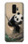 S2210 Panda Fluffy Art Painting Etui Coque Housse pour Samsung Galaxy S9 Plus