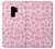 S2213 Pink Leopard Pattern Etui Coque Housse pour Samsung Galaxy S9 Plus
