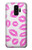 S2214 Pink Lips Kisses Etui Coque Housse pour Samsung Galaxy S9 Plus