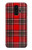 S2374 Tartan Red Pattern Etui Coque Housse pour Samsung Galaxy S9 Plus