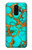 S2688 Aqua Copper Turquoise Gemstone Graphic Etui Coque Housse pour Samsung Galaxy S9 Plus