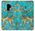 S2906 Aqua Turquoise Stone Etui Coque Housse pour Samsung Galaxy S9 Plus