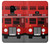 S2058 England British Double Decker Bus Etui Coque Housse pour Samsung Galaxy S9