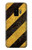 S2231 Yellow and Black Line Hazard Striped Etui Coque Housse pour Samsung Galaxy S9
