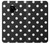 S2299 Black Polka Dots Etui Coque Housse pour Samsung Galaxy S9