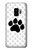 S2355 Paw Foot Print Etui Coque Housse pour Samsung Galaxy S9