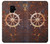 S2766 Ship Wheel Rusty Texture Etui Coque Housse pour Samsung Galaxy S9