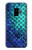 S3047 Green Mermaid Fish Scale Etui Coque Housse pour Samsung Galaxy S9