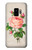 S3079 Vintage Pink Rose Etui Coque Housse pour Samsung Galaxy S9