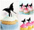 TA0001 Butterfly Cupcake Toppers Acrylique De Mariage Joyeux anniversaire pour Gâteau Partie Décoration 10 Pièces