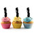 TA0013 Model Woman Cupcake Toppers Acrylique De Mariage Joyeux anniversaire pour Gâteau Partie Décoration 10 Pièces