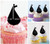 TA0019 Sailboat Sailing Cupcake Toppers Acrylique De Mariage Joyeux anniversaire pour Gâteau Partie Décoration 10 Pièces