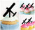 TA0044 Airplane Cupcake Toppers Acrylique De Mariage Joyeux anniversaire pour Gâteau Partie Décoration 10 Pièces