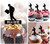 TA0087 Homme d'affaires avec un sac Cupcake Toppers Acrylique De Mariage Joyeux anniversaire pour Gâteau Partie Décoration 10 Pièces