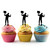 TA0090 Business Man Cheering Cupcake Toppers Acrylique De Mariage Joyeux anniversaire pour Gâteau Partie Décoration 10 Pièces