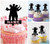 TA0099 Hommes au travail Cupcake Toppers Acrylique De Mariage Joyeux anniversaire pour Gâteau Partie Décoration 10 Pièces