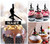 TA0117 Pole Dance fille Cupcake Toppers Acrylique De Mariage Joyeux anniversaire pour Gâteau Partie Décoration 10 Pièces