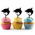 TA0120 Great White Shark Cupcake Toppers Acrylique De Mariage Joyeux anniversaire pour Gâteau Partie Décoration 10 Pièces