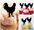 TA0122 Chicken Rooster Cupcake Toppers Acrylique De Mariage Joyeux anniversaire pour Gâteau Partie Décoration 10 Pièces