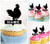 TA0124 Coq de poulet Cupcake Toppers Acrylique De Mariage Joyeux anniversaire pour Gâteau Partie Décoration 10 Pièces