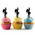 TA0134 Sexy Pole Dance Girl Cupcake Toppers Acrylique De Mariage Joyeux anniversaire pour Gâteau Partie Décoration 10 Pièces
