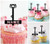 TA0173 Clé Cupcake Toppers Acrylique De Mariage Joyeux anniversaire pour Gâteau Partie Décoration 10 Pièces