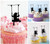 TA0179 Kid and a Swinging Chair Cupcake Toppers Acrylique De Mariage Joyeux anniversaire pour Gâteau Partie Décoration 10 Pièces