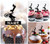 TA0197 Extreme Sport Freestyle Motocross Cupcake Toppers Acrylique De Mariage Joyeux anniversaire pour Gâteau Partie Décoration 10 Pièces