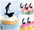 TA0218 Golf Putt Cupcake Toppers Acrylique De Mariage Joyeux anniversaire pour Gâteau Partie Décoration 10 Pièces