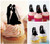 TA0230 Bride and Groom Wedding Cupcake Toppers Acrylique De Mariage Joyeux anniversaire pour Gâteau Partie Décoration 10 Pièces