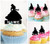 TA0291 Princesse Cupcake Toppers Acrylique De Mariage Joyeux anniversaire pour Gâteau Partie Décoration 10 Pièces