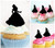 TA0291 Princess Cupcake Toppers Acrylique De Mariage Joyeux anniversaire pour Gâteau Partie Décoration 10 Pièces