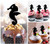 TA0297 Seahorse Cupcake Toppers Acrylique De Mariage Joyeux anniversaire pour Gâteau Partie Décoration 10 Pièces