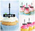 TA0308 Épée Cupcake Toppers Acrylique De Mariage Joyeux anniversaire pour Gâteau Partie Décoration 10 Pièces