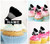 TA0314 Badminton Cupcake Toppers Acrylique De Mariage Joyeux anniversaire pour Gâteau Partie Décoration 10 Pièces