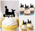 TA0326 Sceau de cirque Cupcake Toppers Acrylique De Mariage Joyeux anniversaire pour Gâteau Partie Décoration 10 Pièces