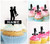 TA0334 Papa et Fils Cupcake Toppers Acrylique De Mariage Joyeux anniversaire pour Gâteau Partie Décoration 10 Pièces