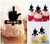 TA0370 drôle Majeur Cupcake Toppers Acrylique De Mariage Joyeux anniversaire pour Gâteau Partie Décoration 10 Pièces