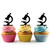 TA0387 Microscope Science Investigate Small Objects Cupcake Toppers Acrylique De Mariage Joyeux anniversaire pour Gâteau Partie Décoration 10 Pièces