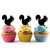 TA0427 Squirrel Cupcake Toppers Acrylique De Mariage Joyeux anniversaire pour Gâteau Partie Décoration 10 Pièces