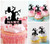 TA0463 Halloween dans le cimetière Chouette Cupcake Toppers Acrylique De Mariage Joyeux anniversaire pour Gâteau Partie Décoration 10 Pièces