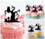 TA0463 Halloween Owl In The Cemetery Cupcake Toppers Acrylique De Mariage Joyeux anniversaire pour Gâteau Partie Décoration 10 Pièces