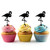 TA0469 Flamingo Cupcake Toppers Acrylique De Mariage Joyeux anniversaire pour Gâteau Partie Décoration 10 Pièces